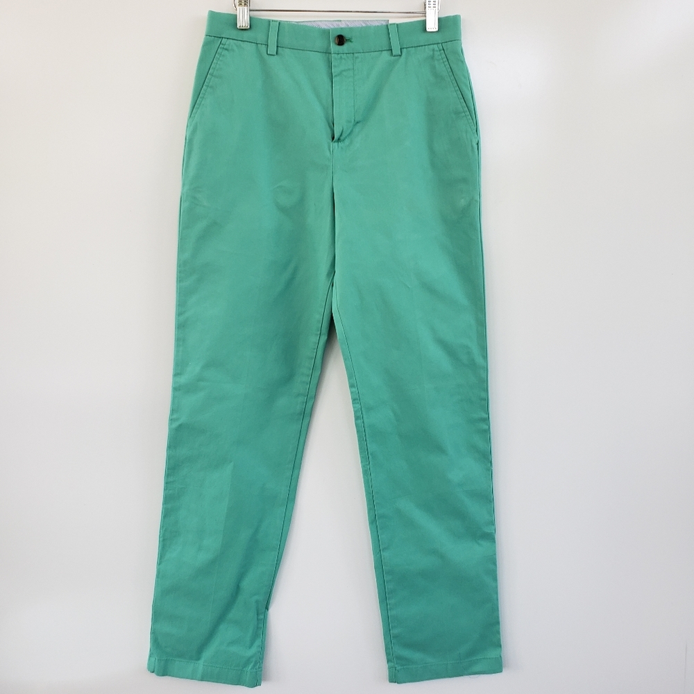 BROOKS BROTHERS Boys Preppy Green Pants Size 18 - Picture 1 of 6